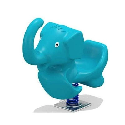 Juego de resorte elefante celeste